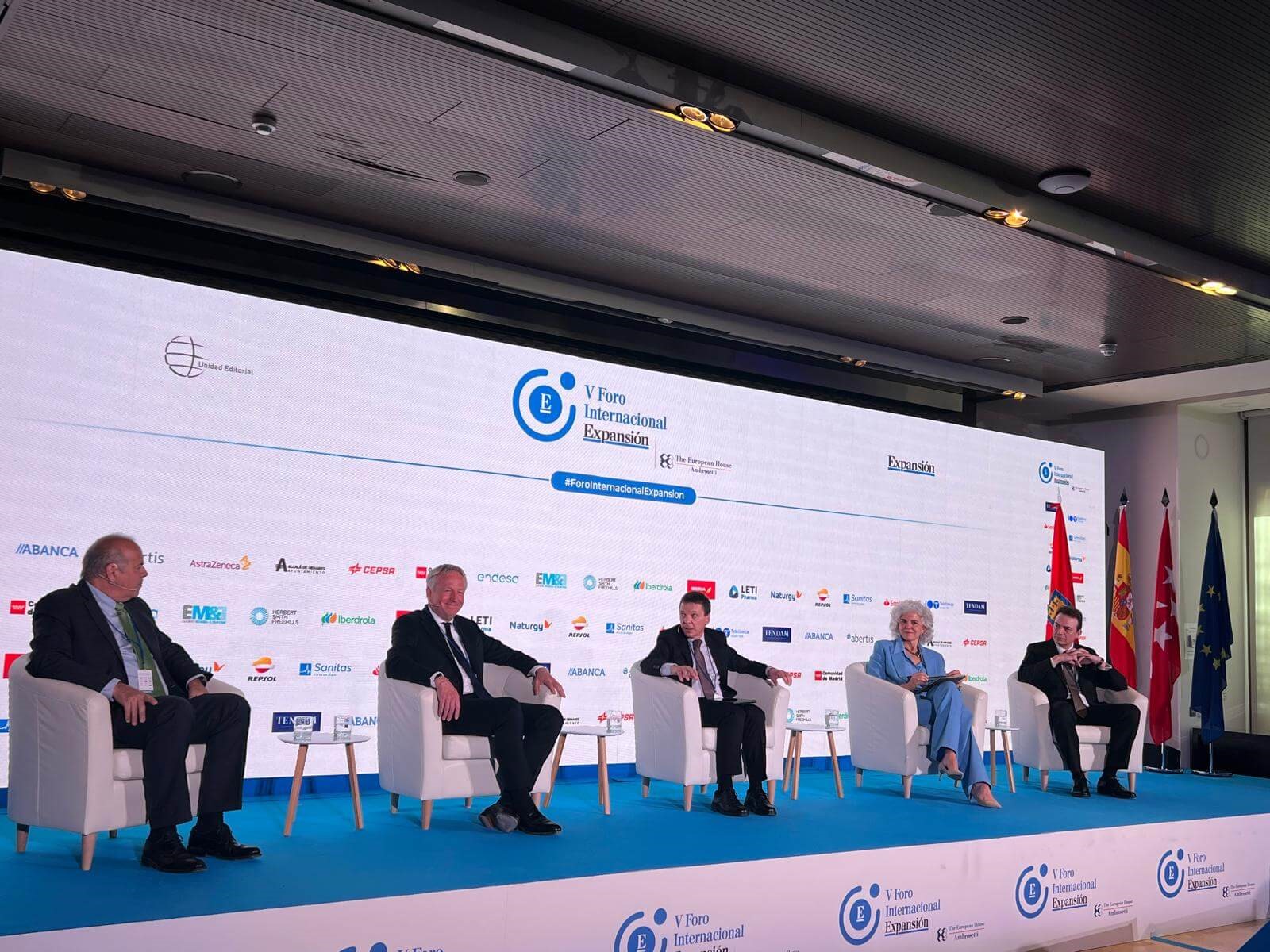 CEO of Enagás during his speech at an event